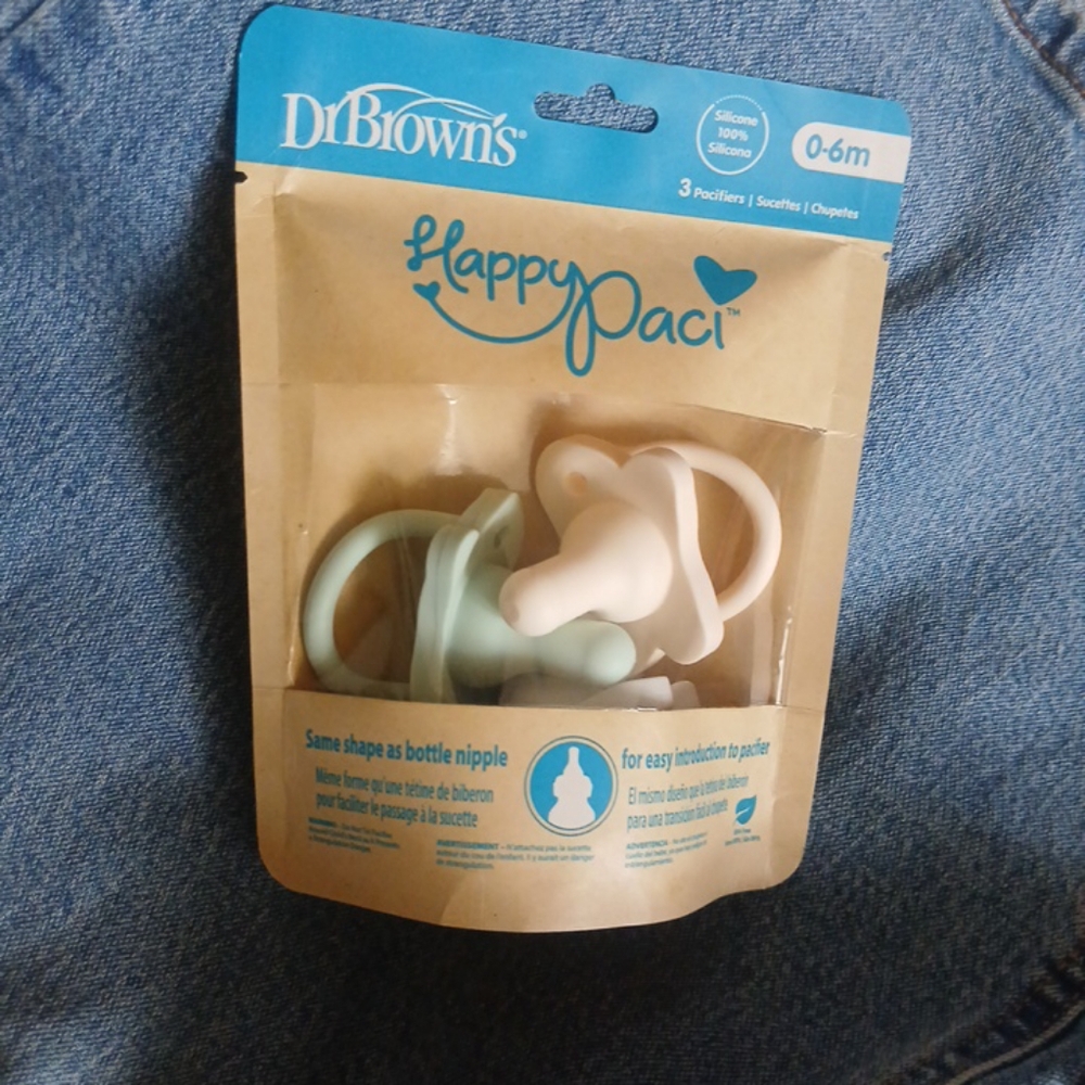 Dr. Brown's HappyPaci Pacifiers 3 Piece Set